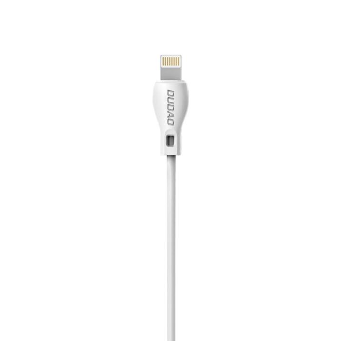 Bild 2, Dudao 2m Lightning Kabel 2.4A - Vit