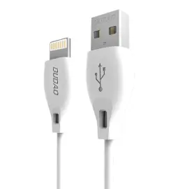 Dudao 2m Lightning Kabel 2.4A - Vit