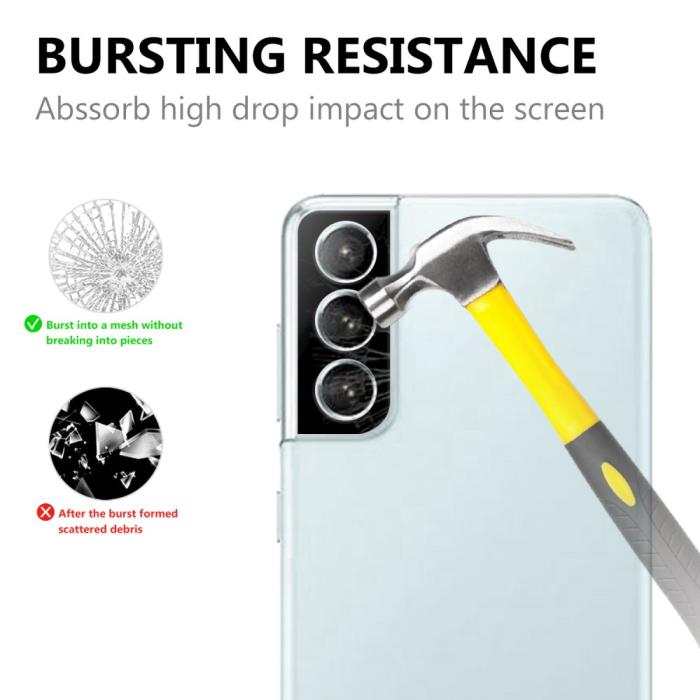 Bild 2, Samsung Galaxy S21 Plus - Premium Linsskydd I Härdat Glas