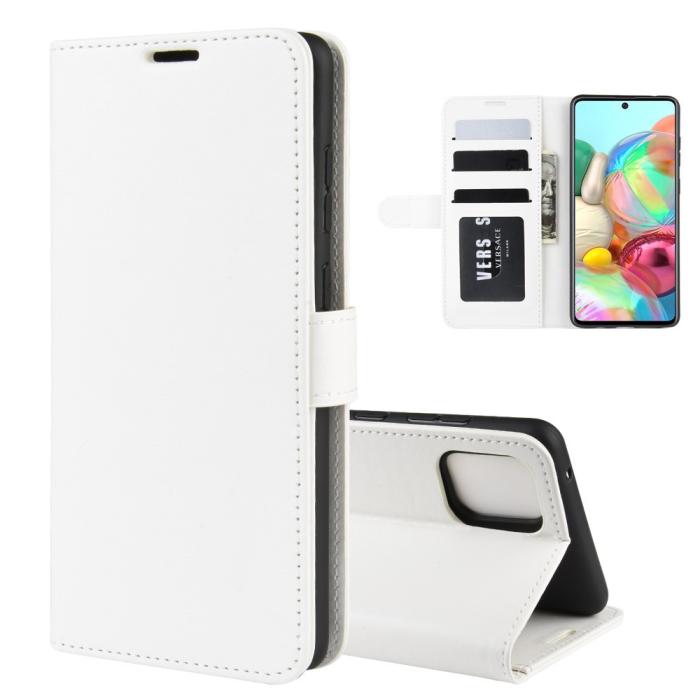Bild 3, Samsung Galaxy Note 10 Lite - Crazy Horse Plånboksfodral - Vit