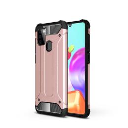 Samsung Galaxy A21s - Hybrid Armor Skal - Roséguld