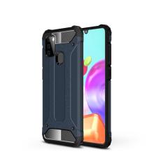 Samsung Galaxy A21s - Hybrid Armor Skal - Mörk Blå