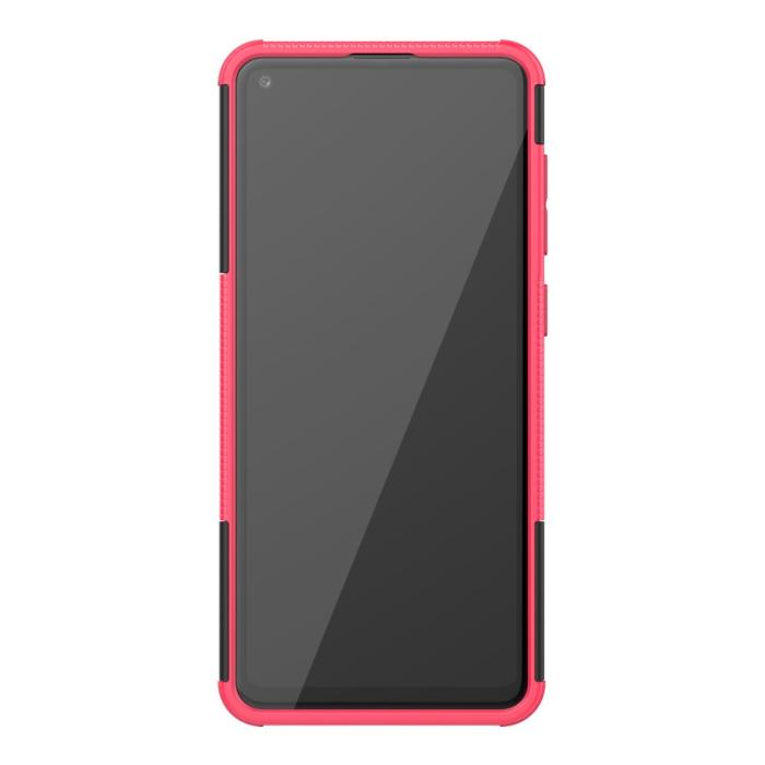 Bild 4, Samsung Galaxy A21s - Ultimata Stöttåliga Skalet med Stöd - Rosa