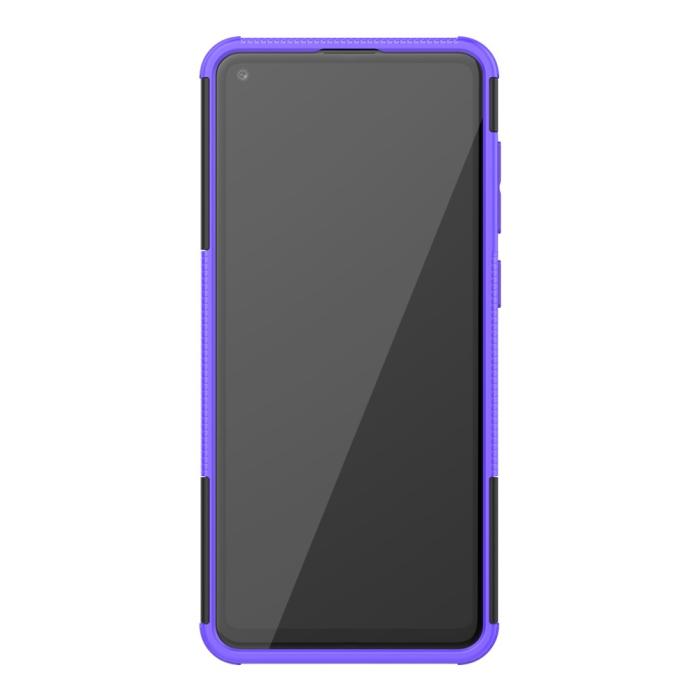 Bild 4, Samsung Galaxy A21s - Ultimata Stöttåliga Skalet med Stöd - Lila