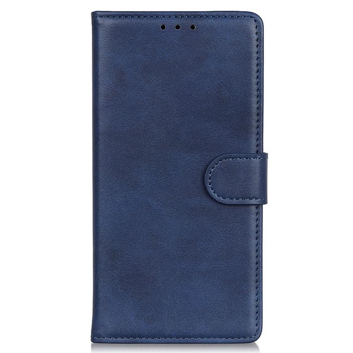 Bild 2, Samsung Galaxy A03 Fodral Solid Läder Blå