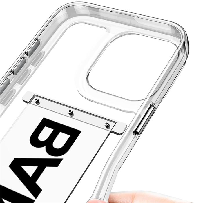 Bild 5, GKK iPhone 16 Pro Skal Med Strap Transparent / Svart