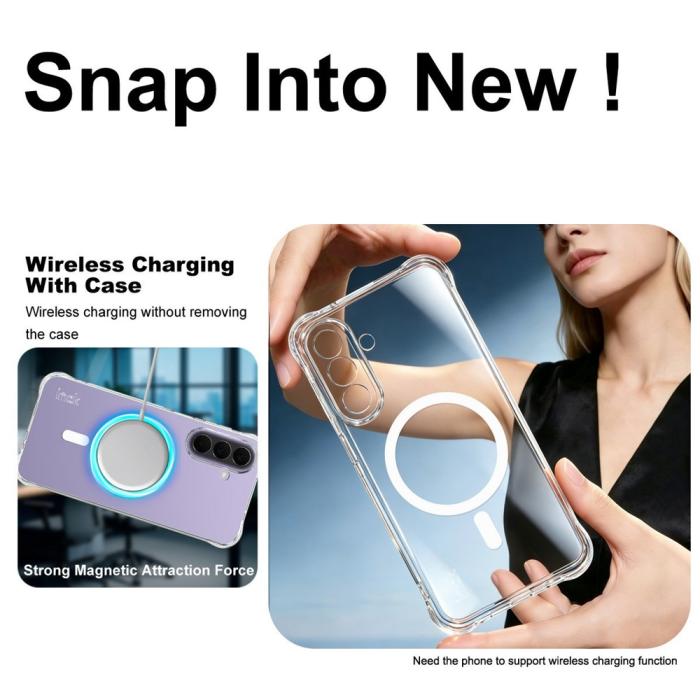 Bild 4, IMAK Samsung Galaxy A27 5G Skal MagSafe Shockproof Transparent