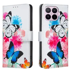 Xiaomi 17T Pro Fodral L&auml;der Fj&auml;rilar/Blommor