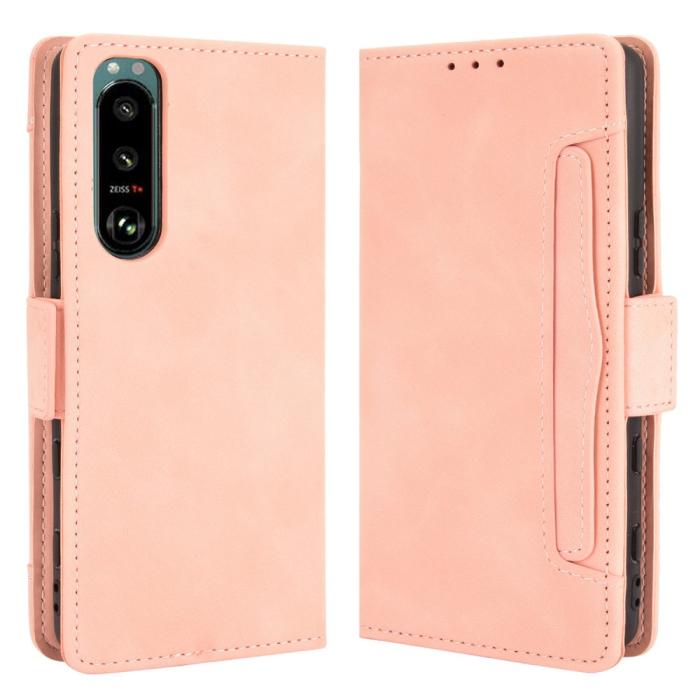 Bild 1, Sony Xperia 5 III Fodral Avtagbart Kortfodral Ljus Rosa