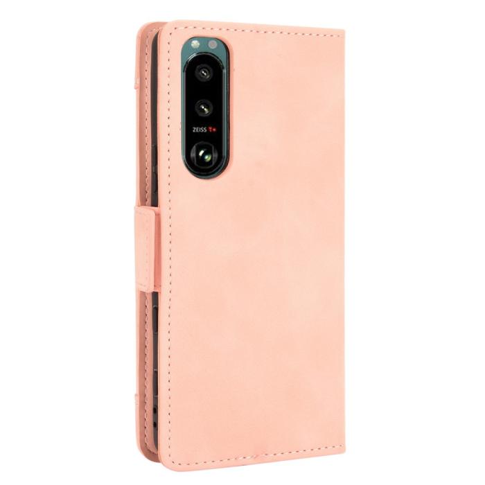 Bild 3, Sony Xperia 5 III Fodral Avtagbart Kortfodral Ljus Rosa