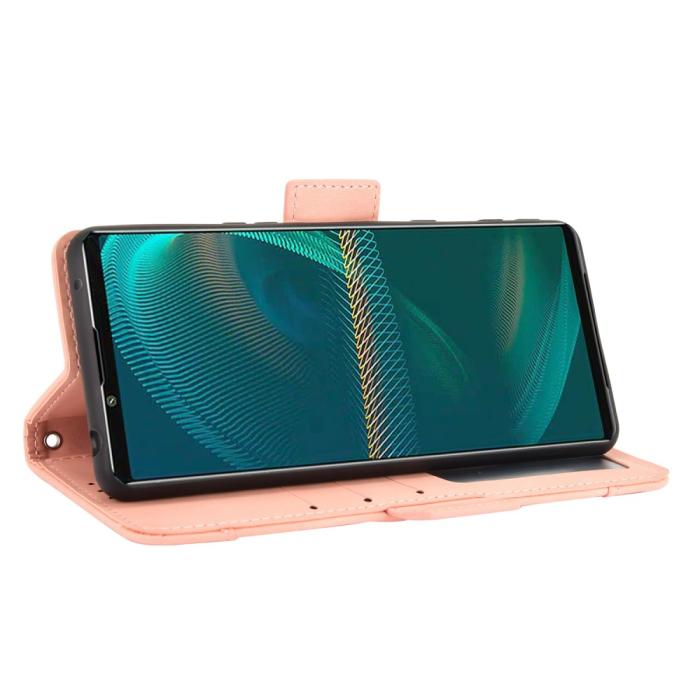 Bild 4, Sony Xperia 5 III Fodral Avtagbart Kortfodral Ljus Rosa