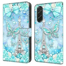 Samsung Galaxy A37 5G Fodral L&auml;der Eiffeltornet / Fj&auml;ril