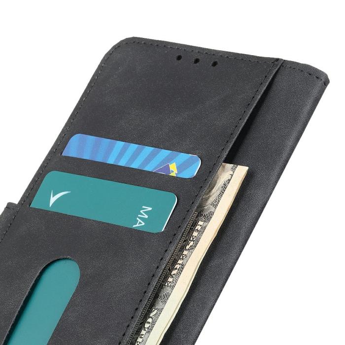Bild 5, KHAZNEH Samsung Galaxy A16 / A26 5G Fodral Retro Läder Svart