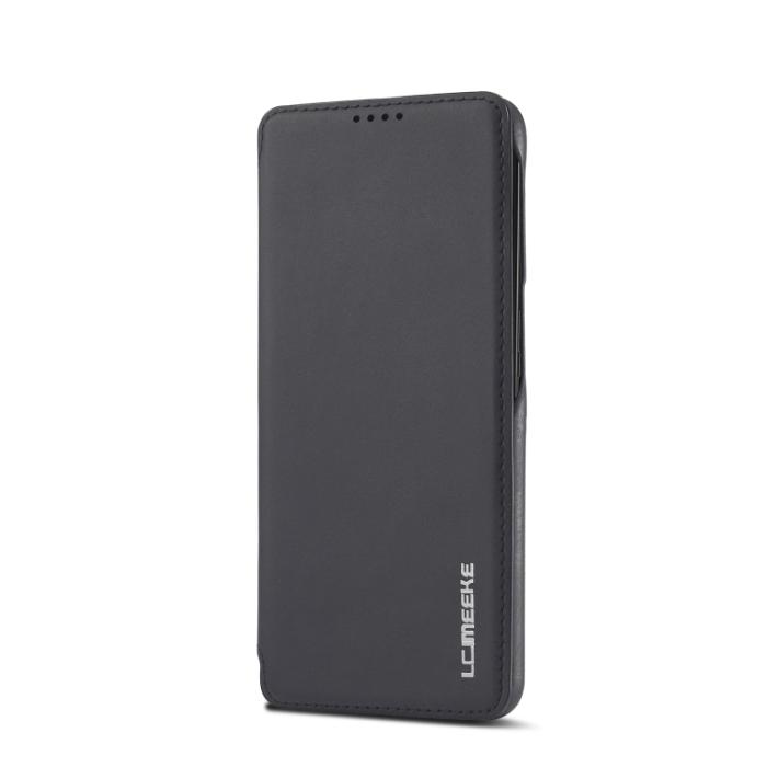 Bild 2, LC.IMEEKE Samsung Galaxy S21 FE Fodral Retro Flip Läder Svart