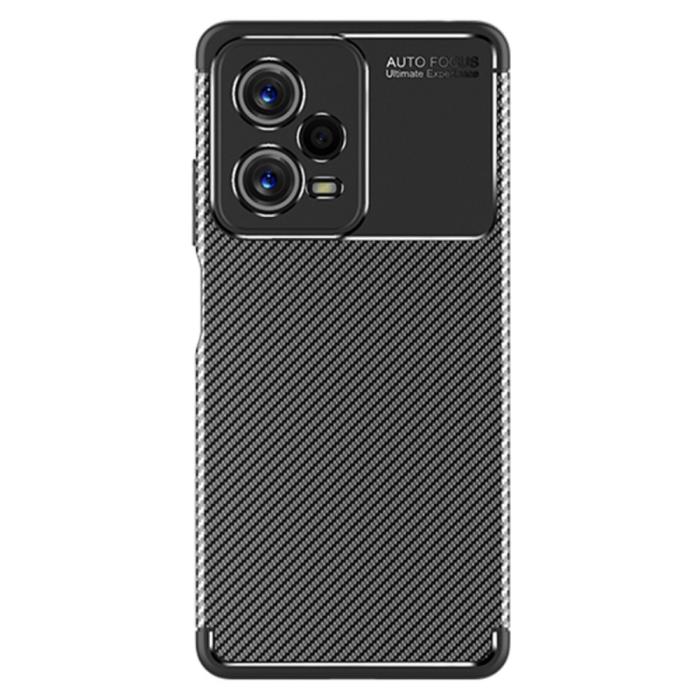 Bild 2, Xiaomi Redmi Note 12 Pro 5G Skal Kolfiber Textur Svart