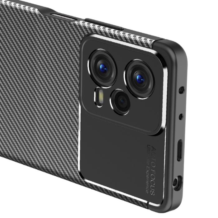 Bild 6, Xiaomi Redmi Note 12 Pro 5G Skal Kolfiber Textur Svart