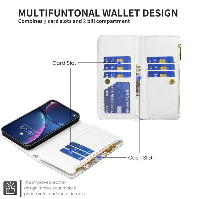 Bild 5, BINFEN Google Pixel 11 / 11 Pro Fodral Diamond Multifunktionell
