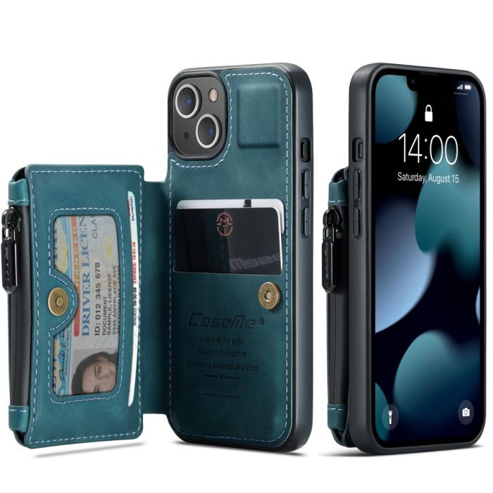 Bild 1, CASEME iPhone 13 Mini Skal Med Magnetisk Plånbok Blå