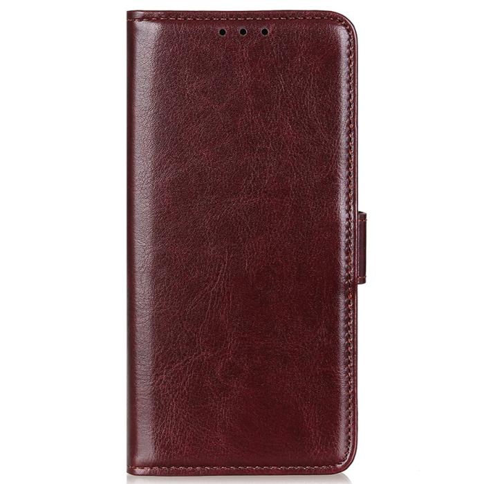 Bild 5, Honor Magic7 Lite Fodral Crazy Horse Läder Brun