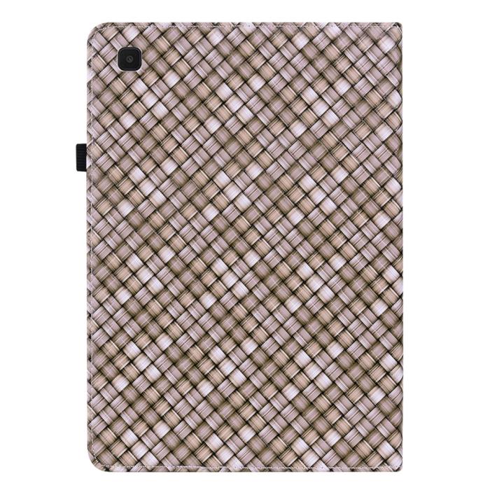 Bild 3, Samsung Galaxy Tab A7 Lite (2021) Fodral Vävd Textur Brun