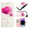 iPhone 14 Pro Fodral Med Tryck Rosa Blomma