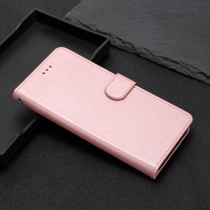 Bild 6, iPhone 15 Plus Fodral Silk Textur Med Snodd Roséguld