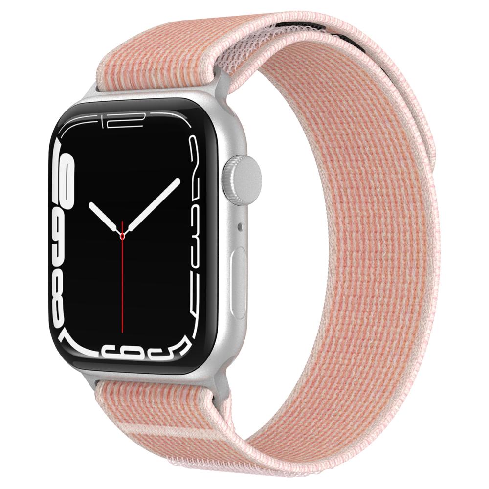 Apple Watch 42/44/45/49 mm Armband Nylon Trail Loop Rosa