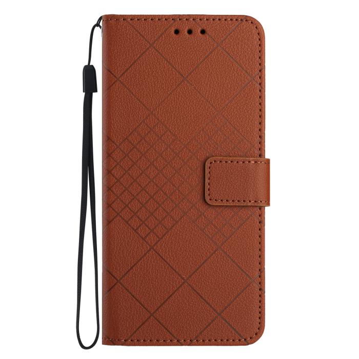 Bild 2, OnePlus 15 Fodral Läder Rhombus Brun