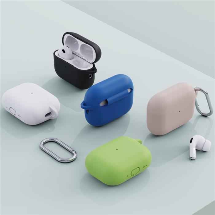 Bild 4, AirPods Pro 3 Skal Med Karbinhake Silikon Rosa