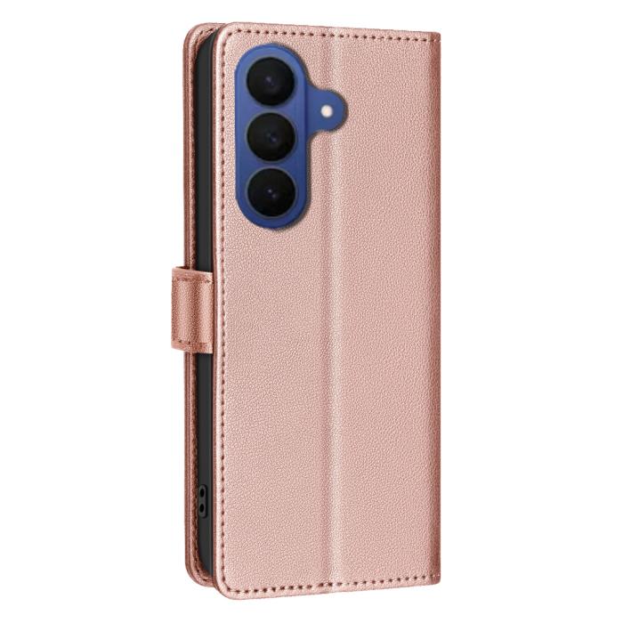 Bild 3, BINFEN Samsung Galaxy S26 Fodral RFID Läder Roséguld