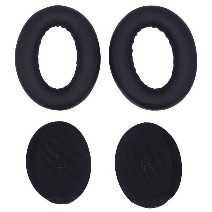 Bild 4, Öronkuddar För Bose QuietComfort Ultra Läder Svart