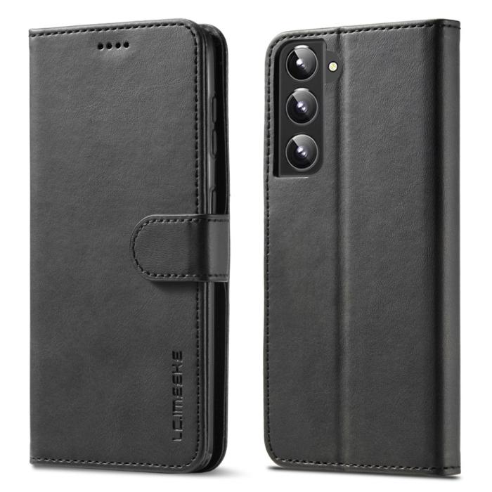 Bild 1, LC.IMEEKE Samsung Galaxy S22 Plus Fodral Läder Svart