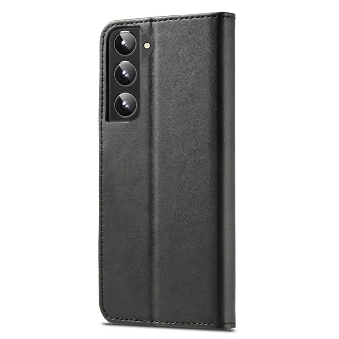 Bild 3, LC.IMEEKE Samsung Galaxy S22 Plus Fodral Läder Svart