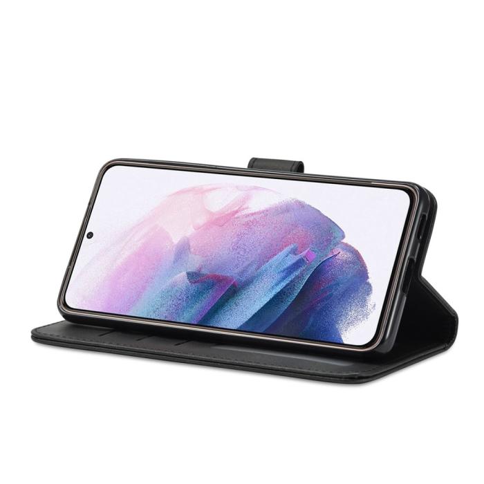 Bild 5, LC.IMEEKE Samsung Galaxy S22 Plus Fodral Läder Svart