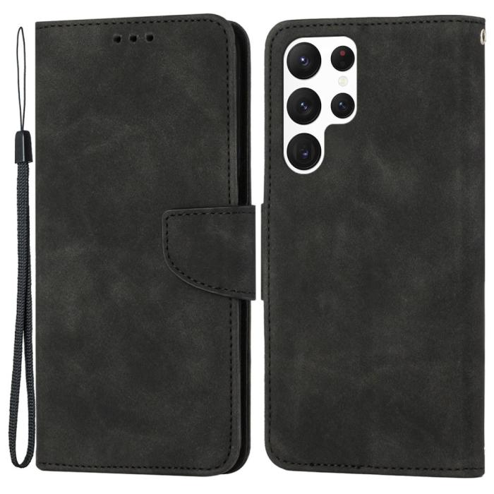 Bild 1, Samsung Galaxy S23 Ultra Fodral Läder Svart