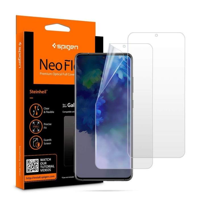 Bild 1, Samsung Galaxy S20 Plus - 2-Pack Spigen Neo Flex HD