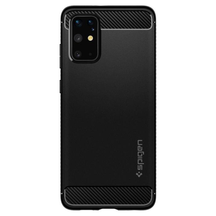 Bild 2, Samsung Galaxy S20 Plus - Spigen Rugged Armor - Matt Svart
