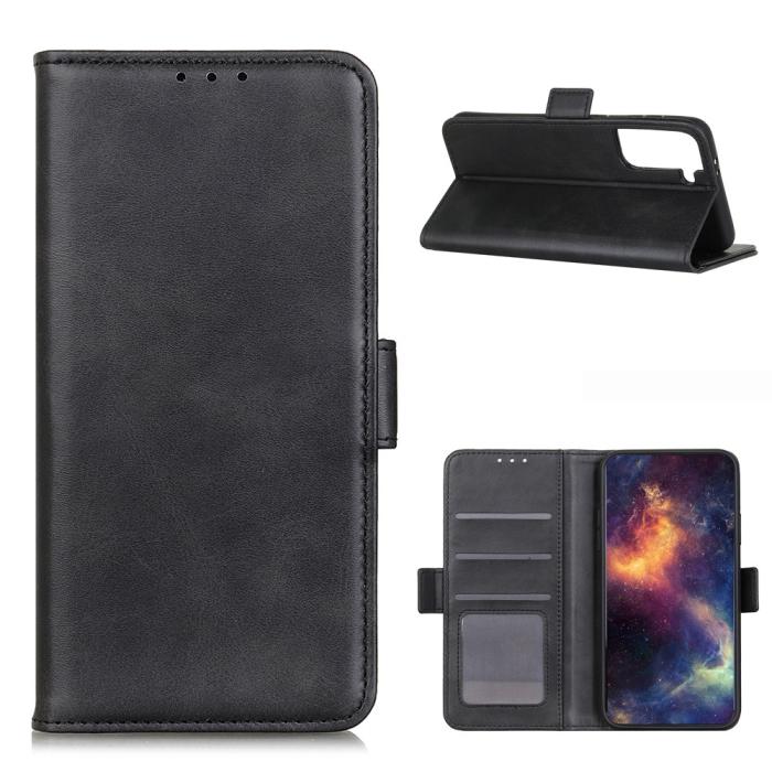 Bild 1, Samsung Galaxy S21 - Plånboksfodral Med Magnetisk Stängning - Svart
