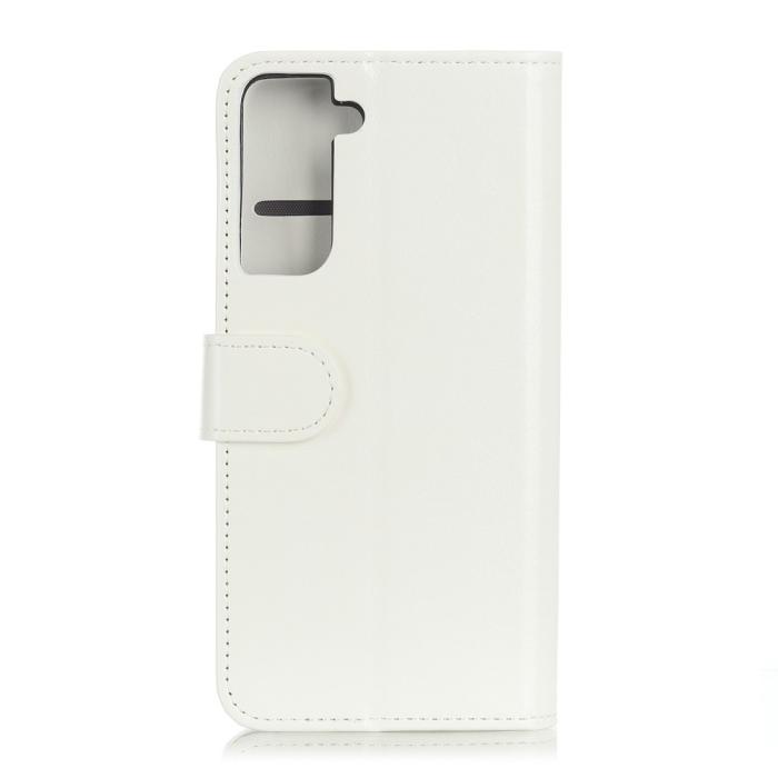 Bild 3, Samsung Galaxy S21 - Vintage Textur Fodral - Vit