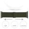 Nylon Armband Justerbart Apple Watch 42/44/45/49 mm Grön