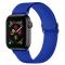 Nylon Armband Justerbart Apple Watch 42/44/45/49 mm Blå