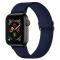 Nylon Armband Justerbart Apple Watch 42/44/45/49 mm Mörk Blå