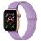 Nylon Armband Justerbart Apple Watch 42/44/45/49 mm Ljus Lila