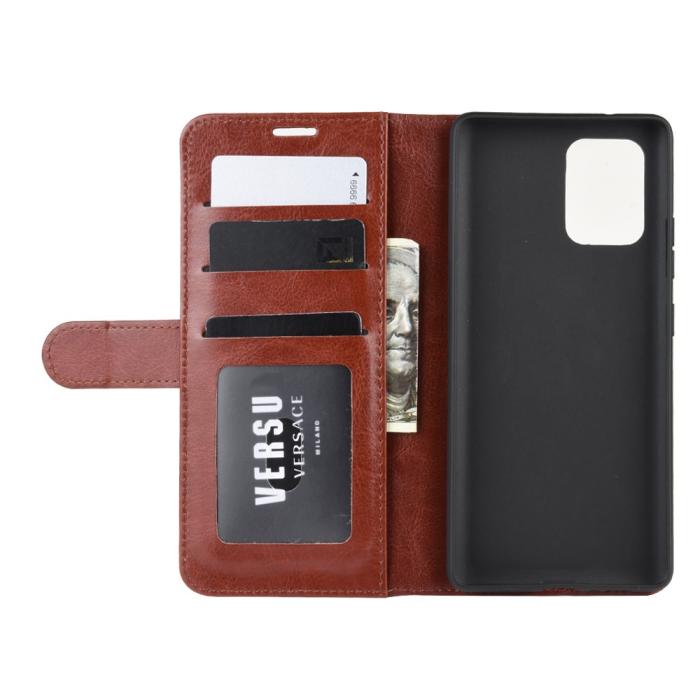 Bild 5, Samsung Galaxy S10 Lite - Crazy Horse Plånboksfodral - Brun