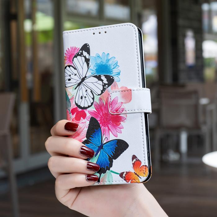 Bild 5, Xiaomi 17T Pro Fodral Läder Fjärilar/Blommor