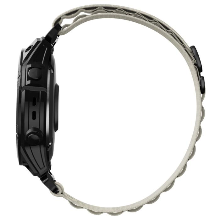 Bild 4, Klockarmband 26 mm Justerbart Nylon Vit