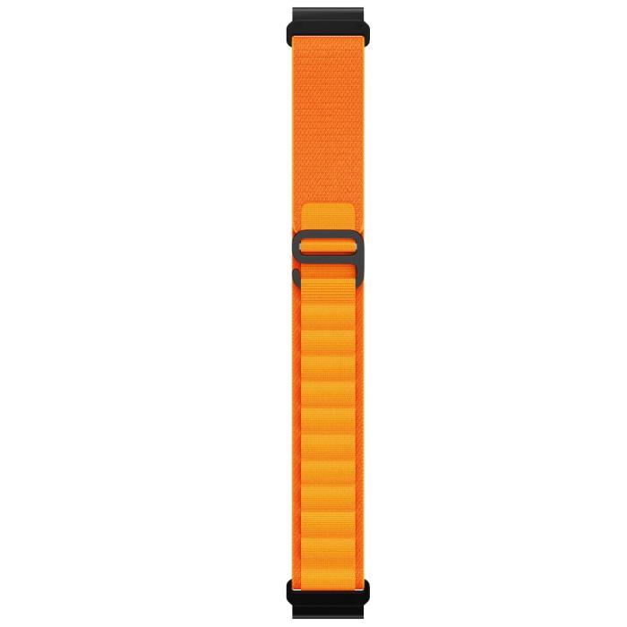 Bild 2, Klockarmband 26 mm Justerbart Nylon Orange