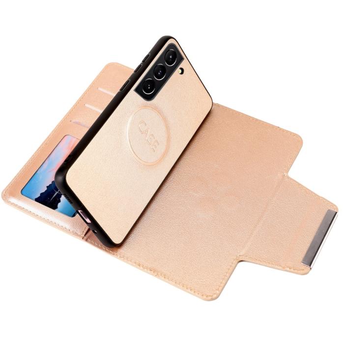 Bild 2, Samsung Galaxy S23 Plus 2in1 Magnet Fodral Guld