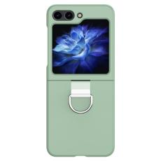 Galaxy Z Flip 6 / 7 FE Skal Skin Touch Ringhållare Grön
