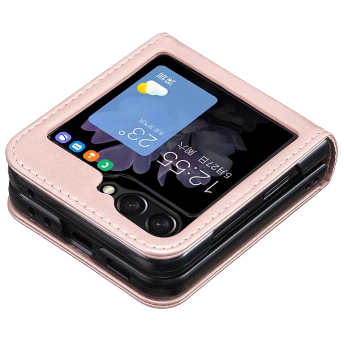 Bild 5, Galaxy Z Flip 6 / 7 FE Skal Fjäril Textur Rosa